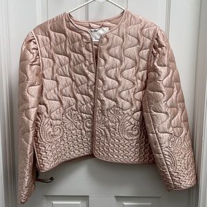 Le fou by Wilfred cropped metallic jacket